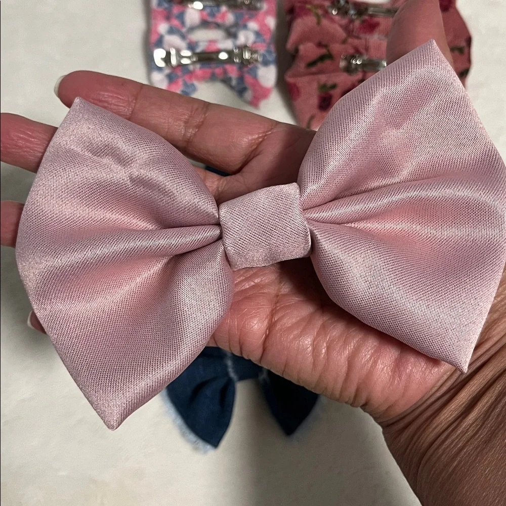 Hairbow Bundle Lot Coquette Kawaii Twee Cottagecore Preppy Academia Fabric Bow